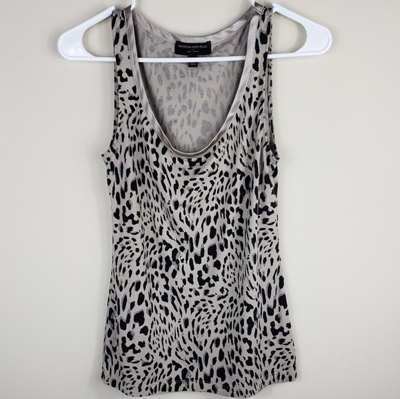 Banana Republic Tops - Banana Republic | Animal Print Luxe Touch Tank Top Banana Republic Tops - Banana Republic | Animal Print Luxe Touch Tank Top